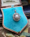 A very fine example of a Natural Pteriidae Oval Pearl and Diamond Pendant - Brooch. Victorian Circa 1890 - image 4