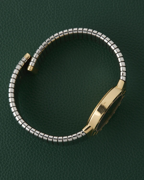 Bulgari Tubogas Ref. BB 30 2T Two Tone 18K Gold Cuff Bracelet - image 5