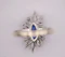 Ceylon Sapphire & Diamond Ring - image 4