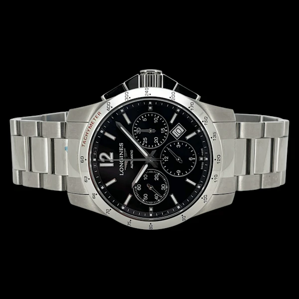 LONGINES CONQUEST AUTOMATIC CHRONOGRAPH FULL SET 2012 UNWORN - L2.743.4.56.6 - image 3