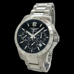 LONGINES CONQUEST AUTOMATIC CHRONOGRAPH FULL SET 2012 UNWORN - L2.743.4.56.6