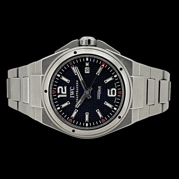 IWC INGENIEUR AUTOMATIC 46mm with BOX AND EXTRA SPARE RUBBER STRAP - IW323604 - image 4