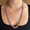 Antique Saphiret Graduated Bead Necklace - Saddingtons Jewellery Stand 375 - image 1