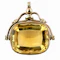 Edwardian Citrine Spinning Fob Pendant - Saddingtons Jewellery Stand 375 - image 1