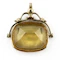 Edwardian Citrine Spinning Fob Pendant - Saddingtons Jewellery Stand 375 - image 4