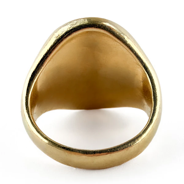 Victorian Heraldic Crest Intaglio Signet Ring - Saddingtons Jewellery Stand 375 - image 3