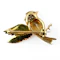 E. Wolfe & Co. Hummingbird Citrine & Diamond Brooch - Saddingtons Jewellery Stand 375 - image 2