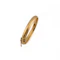 Vintage 18ct Gold Plain Domed Hinged Bangle Spectrum Antiques - image 1