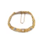Sapphire and Diamond Gate Link Bracelet in 15ct Gold Spectrum Antiques - image 1