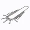 Antique French Silver-Upon-Gold Pear Cut and Old Cut Diamond Fringe Drop Tiara Necklace, Circa 1860 - image 2