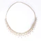Antique French Old Cut Diamond and Silver-Upon-Gold Fringe Necklace, Circa 1880 - image 3