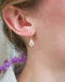 Antique Diamond and 14 Carat Gold Pear Shape Drop Earrings, Circa 1880 - image 4