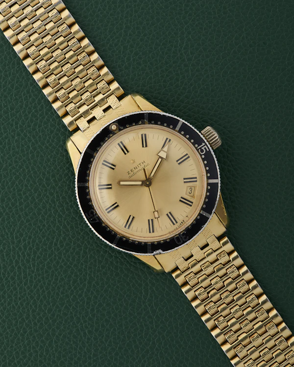 Zenith Ref. P3632 Automatic Diver Vintage Zenith Bracelet - image 2