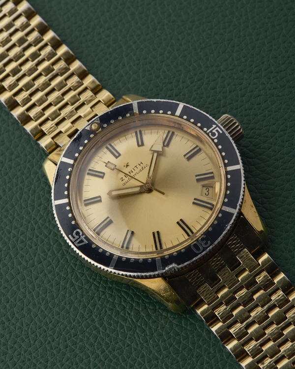 Zenith Ref. P3632 Automatic Diver Vintage Zenith Bracelet - image 7