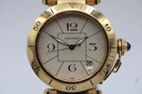 Cartier Pasha 1989 18k Full Set 1991 - image 3
