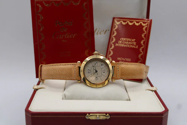 Cartier Pasha 1989 18k Full Set 1991 - image 13