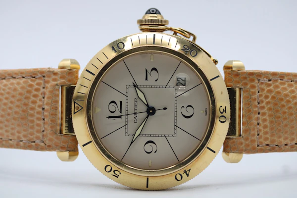 Cartier Pasha 1989 18k Full Set 1991 - image 7