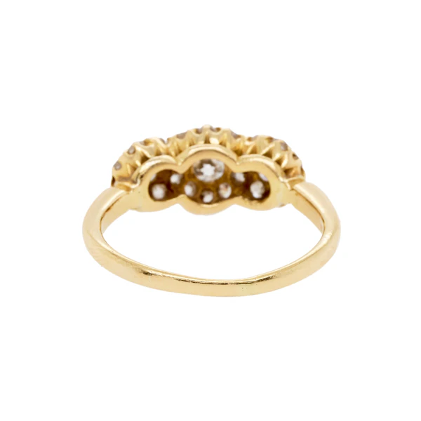 Diamond Three Cluster Ring - Charlotte Sayers - image 3