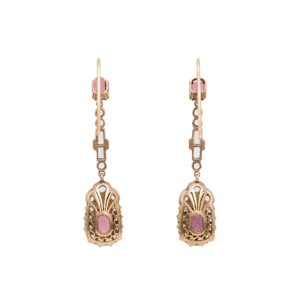 Art Deco Paste Earrings - Charlotte Sayers - image 2