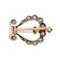 Diamond Lyre Brooch - Charlotte Sayers - image 2
