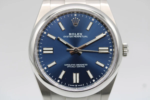 Rolex Oyster Perpetual 41mm Blue Dial 124300 Full Set 2022 - image 3