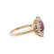 Amethyst Diamond Cluster Ring - Charlotte Sayers - image 2