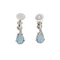 Aquamarine Diamond Drop Earrings - Charlotte Sayers - image 2