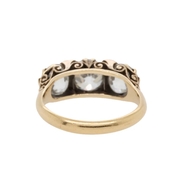 Diamond Three Stone Ring - Charlotte Sayers - image 3