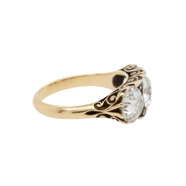 Diamond Three Stone Ring - Charlotte Sayers - image 2