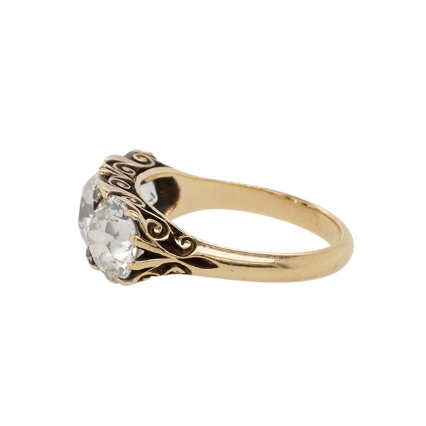 Diamond Three Stone Ring - Charlotte Sayers - image 4