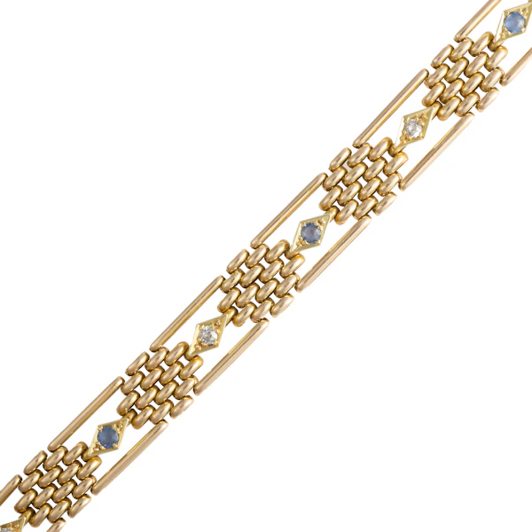 Gold Gate-Link Bracelet - Charlotte Sayers - image 3