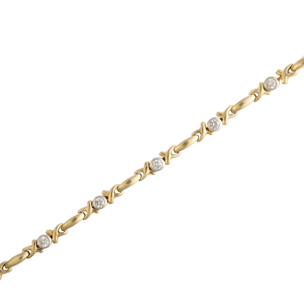 Gold Brilliant-Cut Diamond Bracelet - Charlotte Sayers - image 3