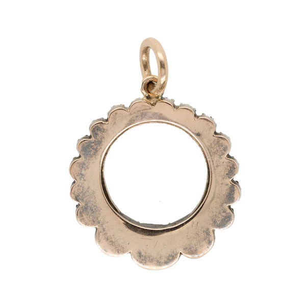 Diamond Circle Pendant - Charlotte Sayers - image 2