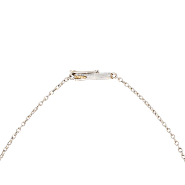 Natural Pearl Diamond Pendant Necklace - Charlotte Sayers - image 2