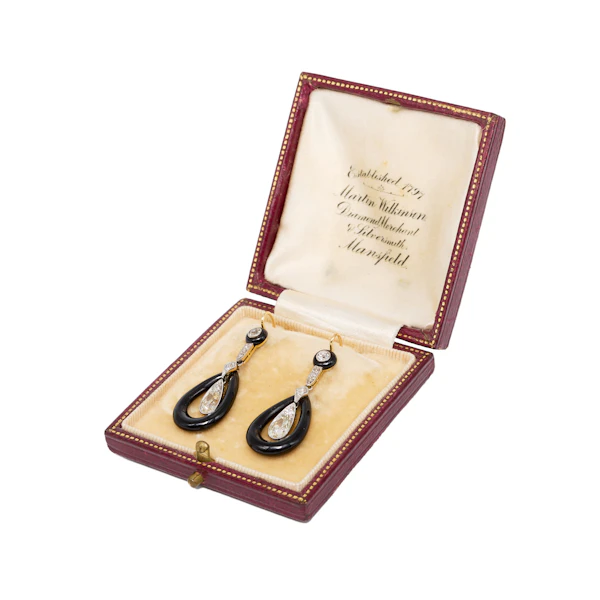 Onyx Diamond Earrings - Charlotte Sayers - image 2