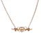 Antique 9ct Gold Floral Necklace - image 1