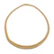 18ct Gold Woven Graduated Necklace - image 1