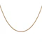 Antique 18ct Gold Gaspipe Snake Chain Necklace with Engraved Barrel Clasp - image 1