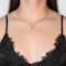 Edwardian 15ct Gold and Platinum Diamond Pendant Necklace - image 2