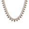 Victorian Silver Acanthus Leaf Fringe Necklace - image 1