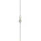 Edwardian Platinum Diamond Flower Pendant on Chain - image 2