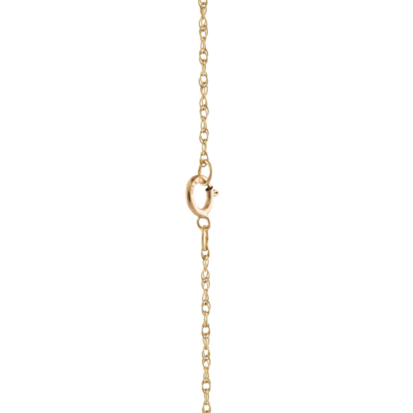 Multi-Gemstone Heart Flower Necklace in 10ct Gold - image 2