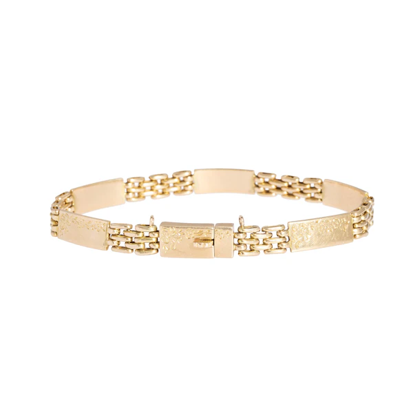 Gold Link Bracelet - Charlotte Sayers - image 2