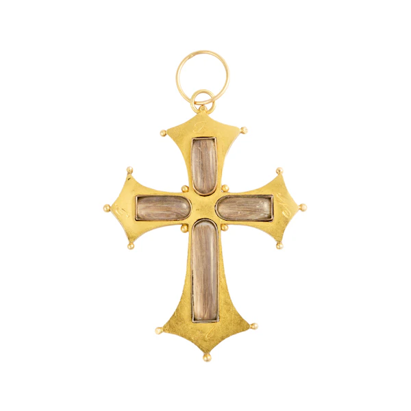 Victorian Gothic Cross Pendant - Charlotte Sayers - image 2