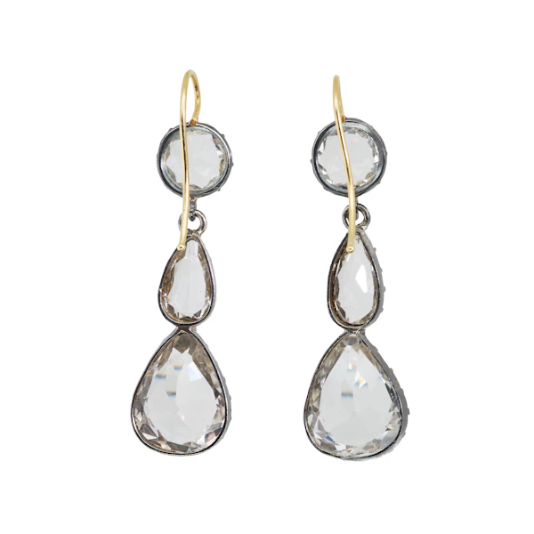 Victorian Rock Crystal Earrings - Charlotte Sayers - image 3