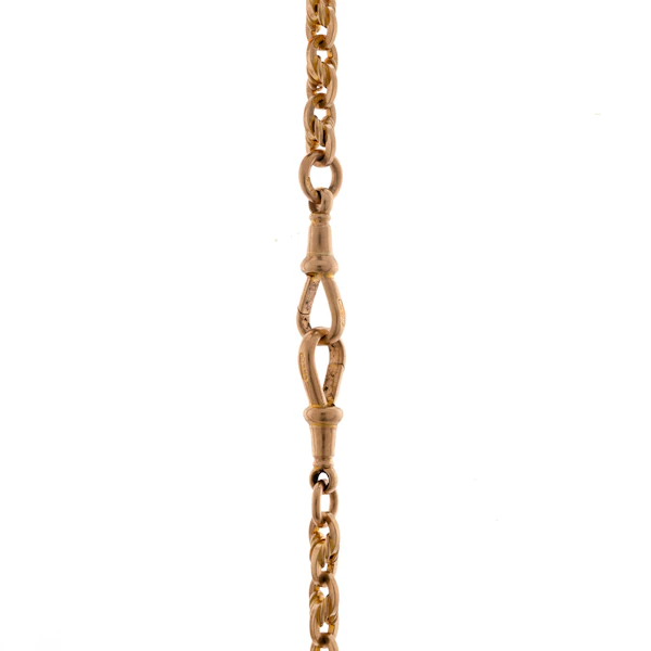 9ct Fetted Link Albert Chain With T-Bar - image 2