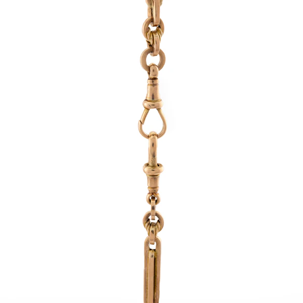 9ct Fetted Link Albert Chain - image 2