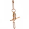 9ct Trombone Link Albert Chain - image 2