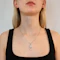 18ct Moonstone and Diamond Necklace - image 2