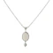 18ct Moonstone and Diamond Necklace - image 1